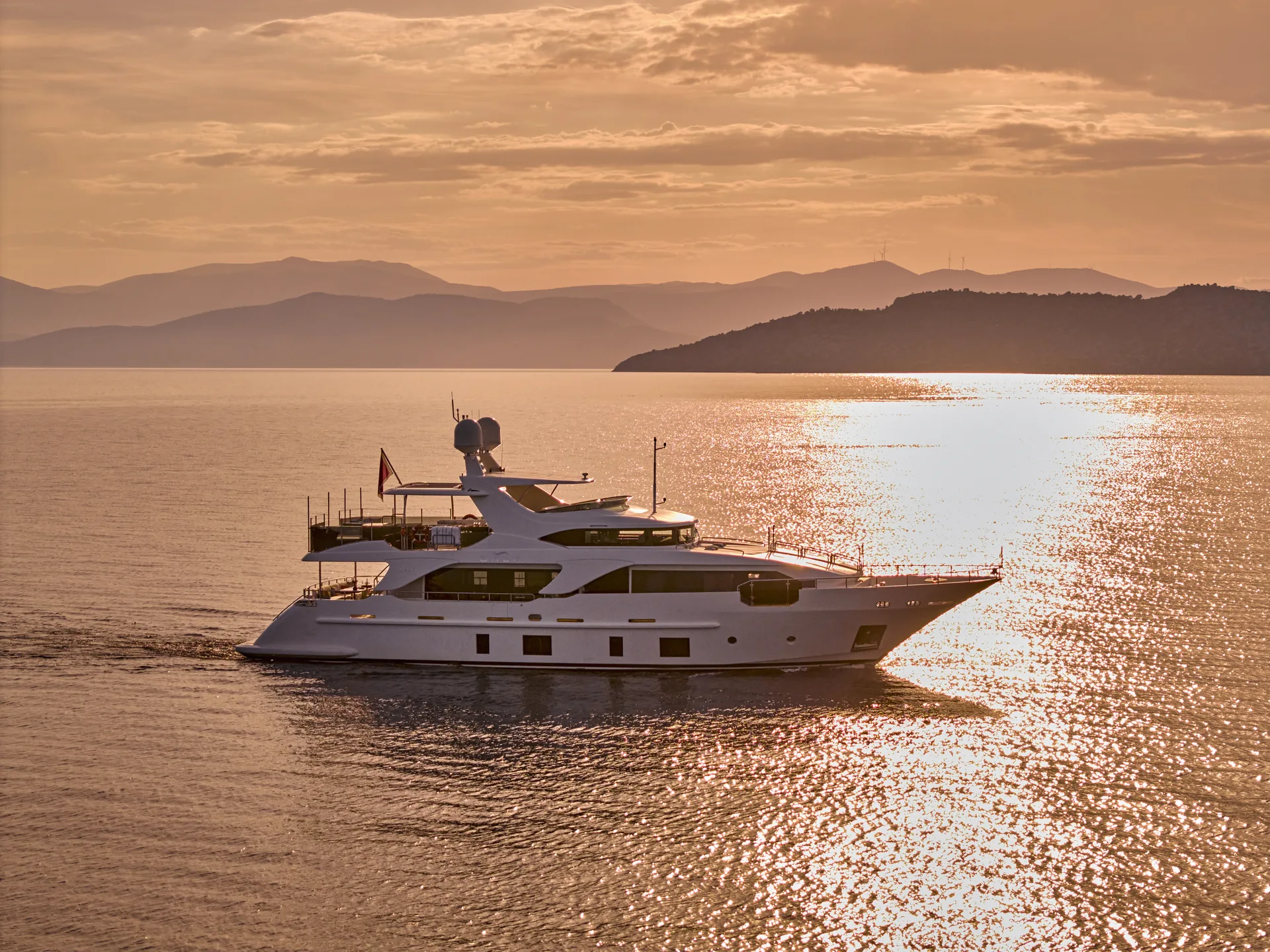 Solmare Yachting at sunset